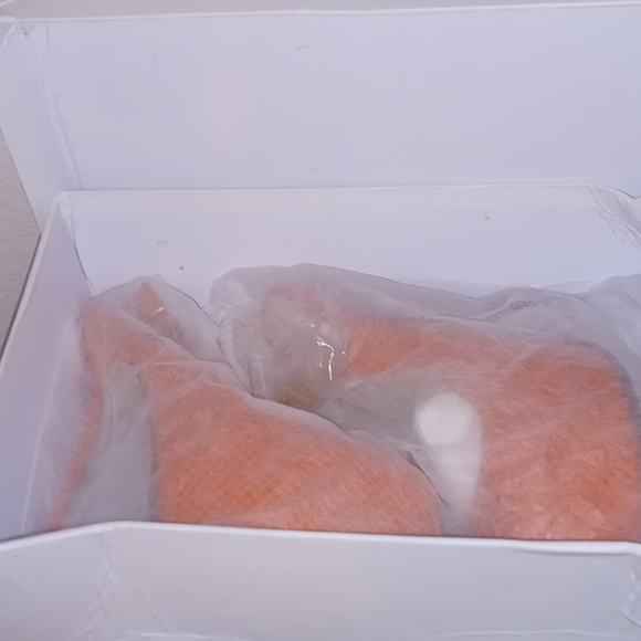 Orange Stiletto Pumps - Picture 5 of 5